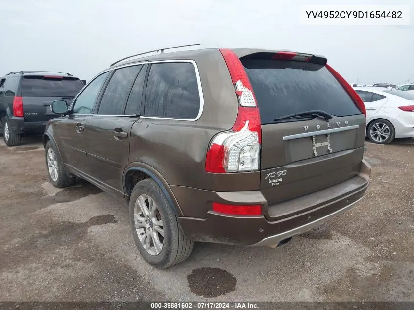 2013 Volvo Xc90 3.2/3.2 Platinum/3.2 Premier Plus VIN: YV4952CY9D1654482 Lot: 39881602