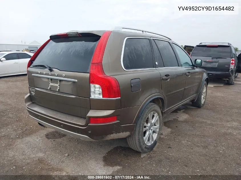 2013 Volvo Xc90 3.2/3.2 Platinum/3.2 Premier Plus VIN: YV4952CY9D1654482 Lot: 39881602