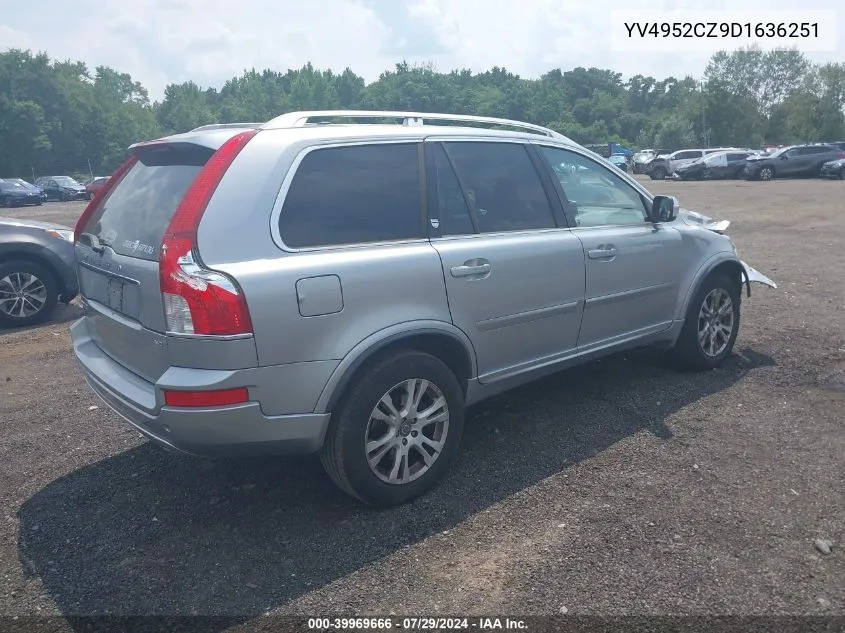 2013 Volvo Xc90 3.2/3.2 Platinum/3.2 Premier Plus VIN: YV4952CZ9D1636251 Lot: 39969666