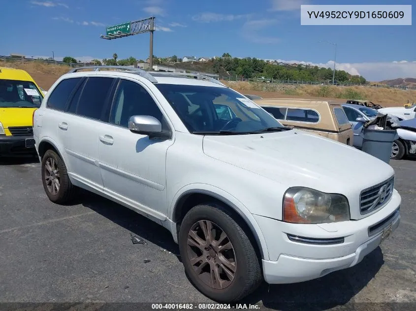 2013 Volvo Xc90 3.2/3.2 Platinum/3.2 Premier Plus VIN: YV4952CY9D1650609 Lot: 40016482