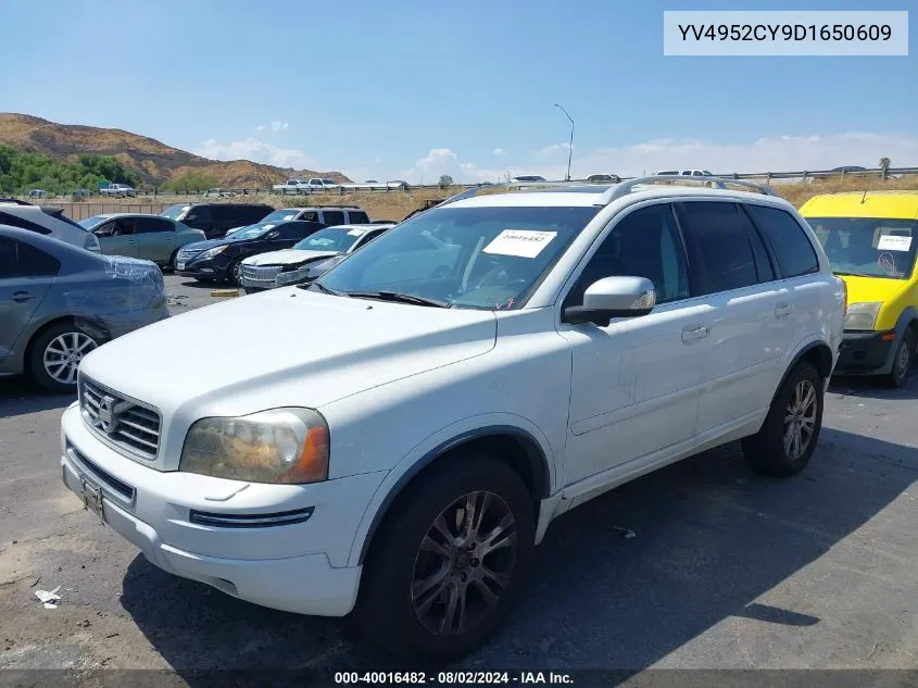 2013 Volvo Xc90 3.2/3.2 Platinum/3.2 Premier Plus VIN: YV4952CY9D1650609 Lot: 40016482