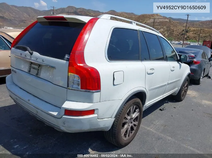 2013 Volvo Xc90 3.2/3.2 Platinum/3.2 Premier Plus VIN: YV4952CY9D1650609 Lot: 40016482