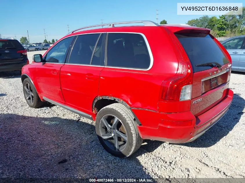 YV4952CT6D1636848 2013 Volvo Xc90 3.2 R-Design/3.2 R-Design Platinum/3.2 R-Design Premier Plus