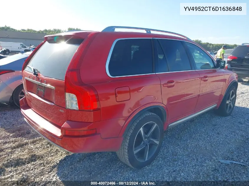 YV4952CT6D1636848 2013 Volvo Xc90 3.2 R-Design/3.2 R-Design Platinum/3.2 R-Design Premier Plus