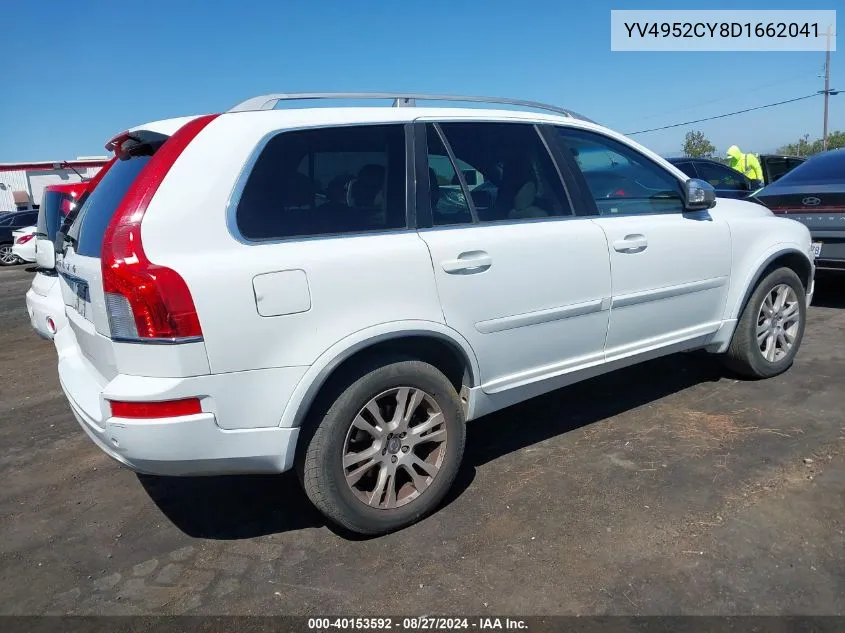 2013 Volvo Xc90 3.2/3.2 Platinum/3.2 Premier Plus VIN: YV4952CY8D1662041 Lot: 40153592