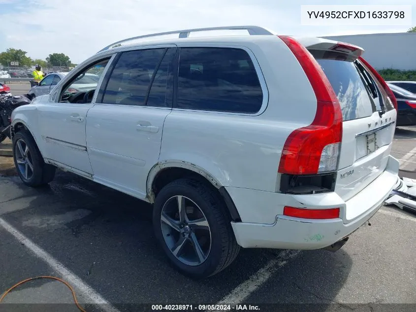 2013 Volvo Xc90 R Design VIN: YV4952CFXD1633798 Lot: 40238971