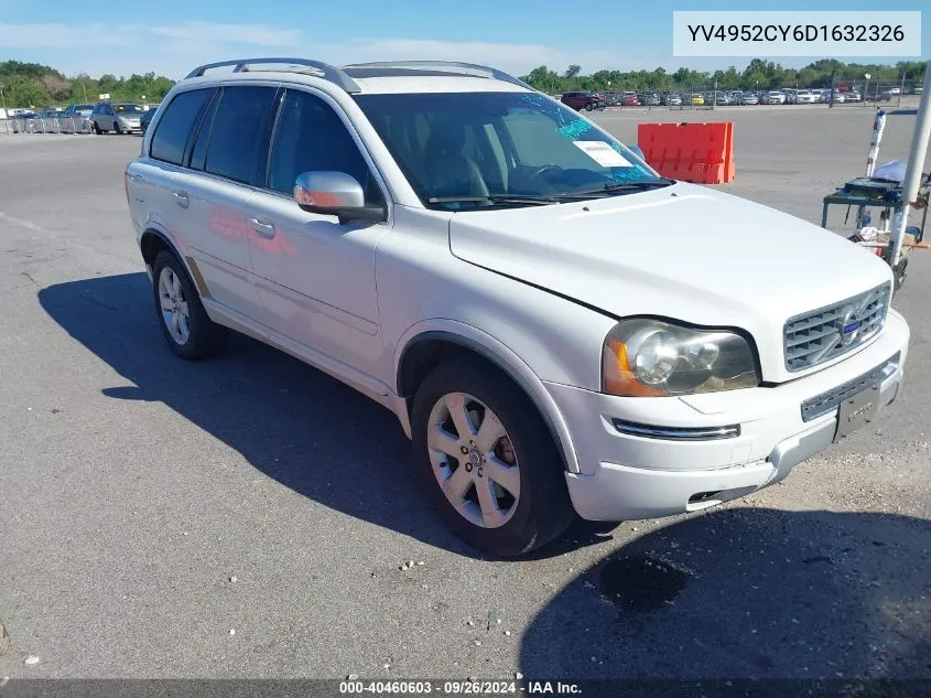 2013 Volvo Xc90 3.2/3.2 Platinum/3.2 Premier Plus VIN: YV4952CY6D1632326 Lot: 40460603