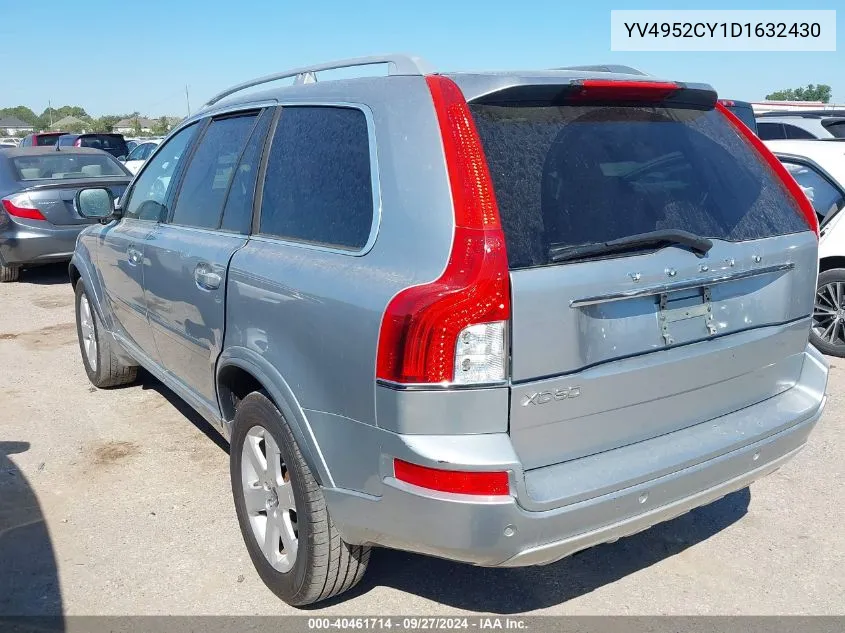 2013 Volvo Xc90 3.2/3.2 Platinum/3.2 Premier Plus VIN: YV4952CY1D1632430 Lot: 40461714