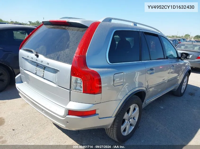 2013 Volvo Xc90 3.2/3.2 Platinum/3.2 Premier Plus VIN: YV4952CY1D1632430 Lot: 40461714