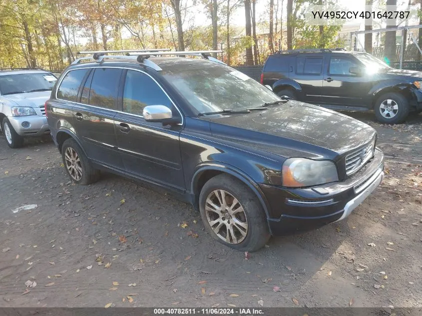 2013 Volvo Xc90 3.2/3.2 Platinum/3.2 Premier Plus VIN: YV4952CY4D1642787 Lot: 40782511