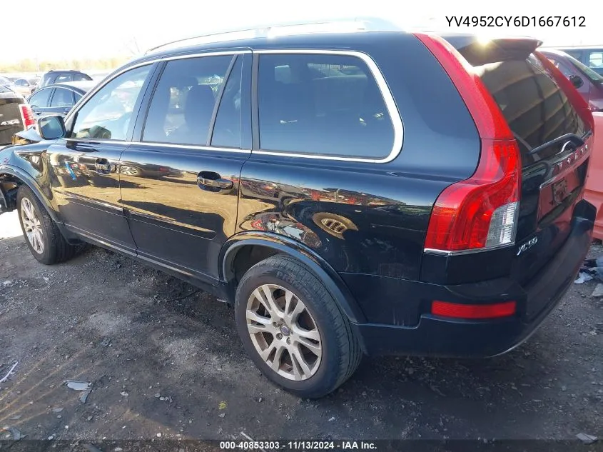 2013 Volvo Xc90 3.2/3.2 Platinum/3.2 Premier Plus VIN: YV4952CY6D1667612 Lot: 40853303