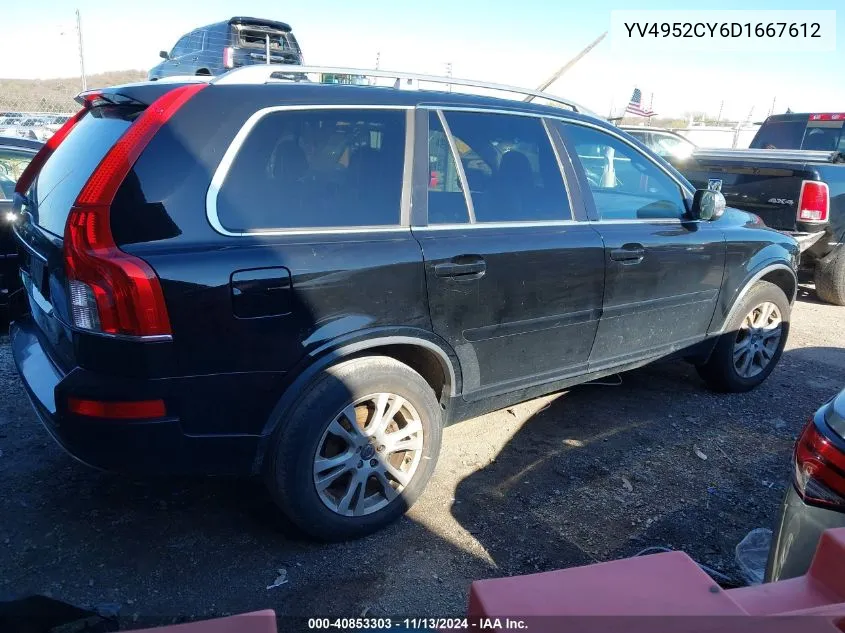 2013 Volvo Xc90 3.2/3.2 Platinum/3.2 Premier Plus VIN: YV4952CY6D1667612 Lot: 40853303