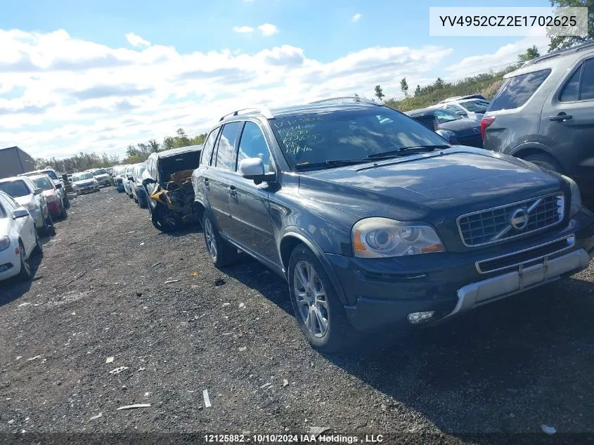 2014 Volvo Xc90 VIN: YV4952CZ2E1702625 Lot: 12125882