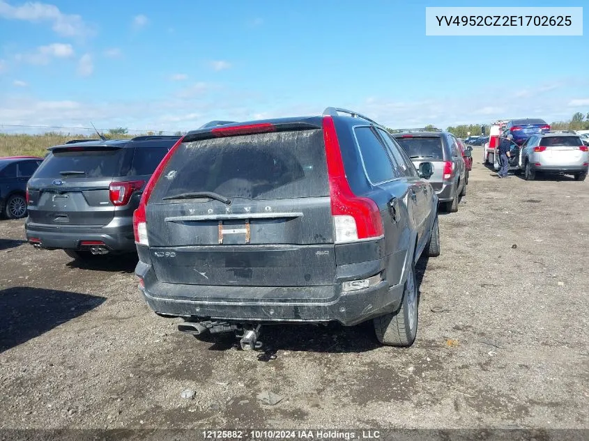 2014 Volvo Xc90 VIN: YV4952CZ2E1702625 Lot: 12125882