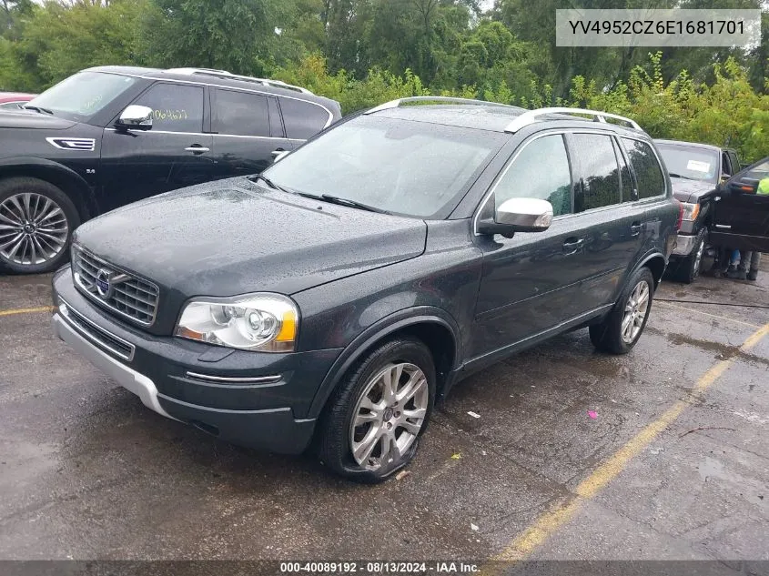 2014 Volvo Xc90 3.2 VIN: YV4952CZ6E1681701 Lot: 40089192