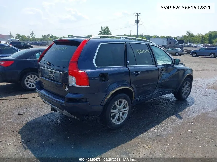 2014 Volvo Xc90 3.2 VIN: YV4952CY6E1692821 Lot: 40220473