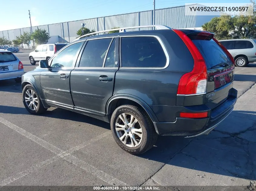 2014 Volvo Xc90 3.2 Platinum VIN: YV4952CZ5E1690597 Lot: 40609249