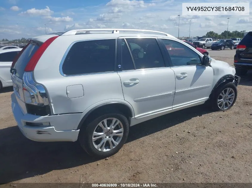 2014 Volvo Xc90 3.2 VIN: YV4952CY3E1684708 Lot: 40636909