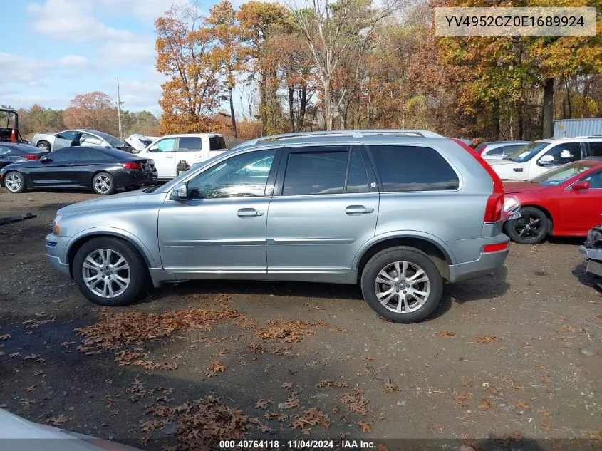 2014 Volvo Xc90 3.2 Platinum VIN: YV4952CZ0E1689924 Lot: 40764118