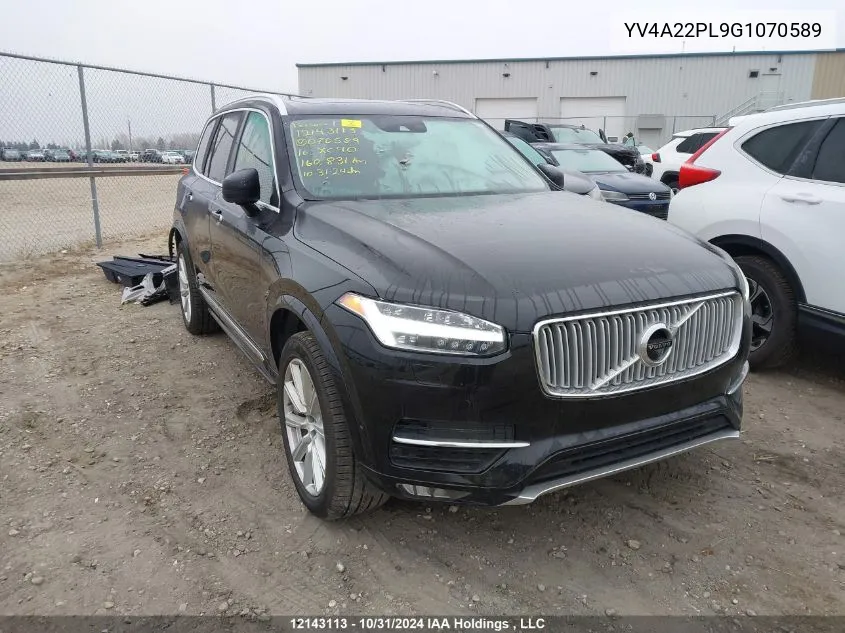 2016 Volvo Xc90 T6 VIN: YV4A22PL9G1070589 Lot: 12143113