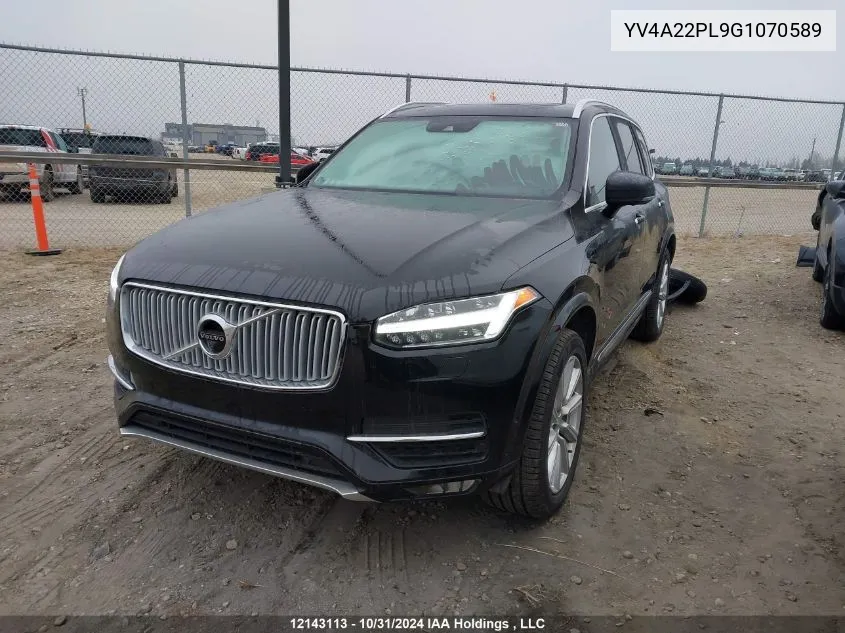 2016 Volvo Xc90 T6 VIN: YV4A22PL9G1070589 Lot: 12143113