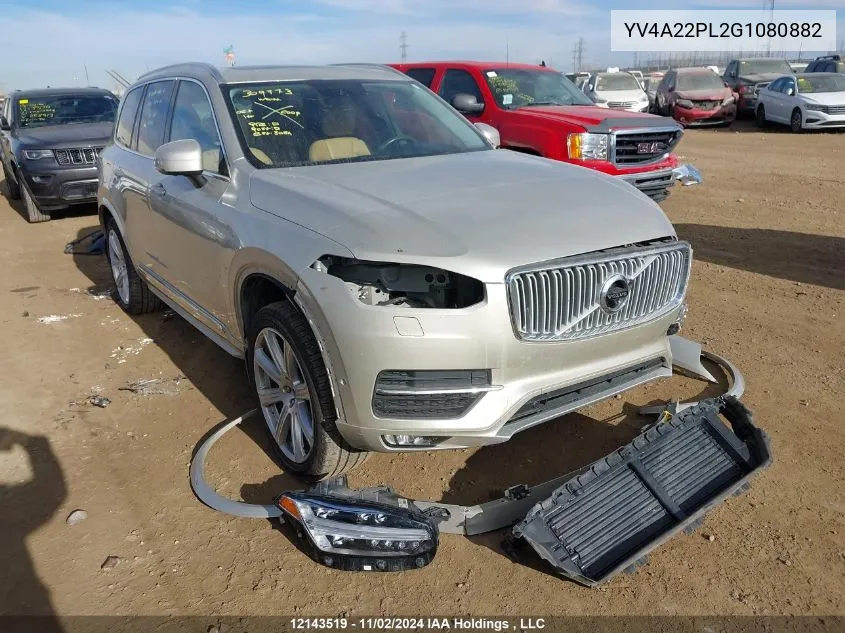 2016 Volvo Xc90 VIN: YV4A22PL2G1080882 Lot: 12143519