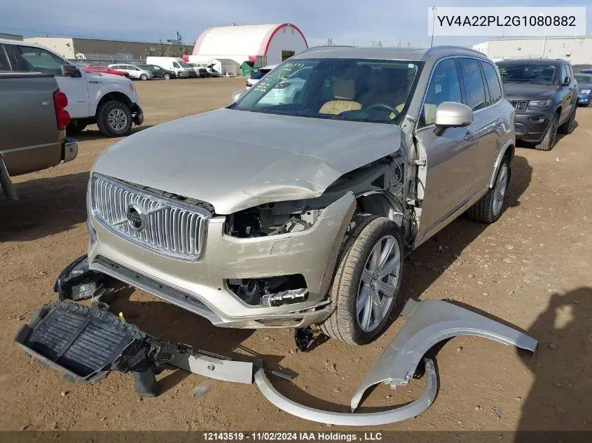 2016 Volvo Xc90 VIN: YV4A22PL2G1080882 Lot: 12143519