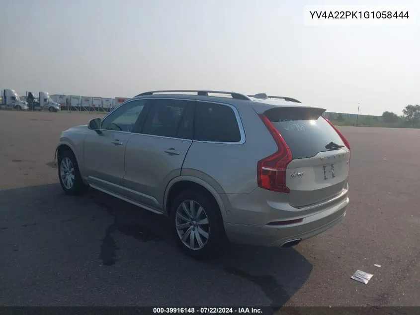 YV4A22PK1G1058444 2016 Volvo Xc90 T6 Momentum