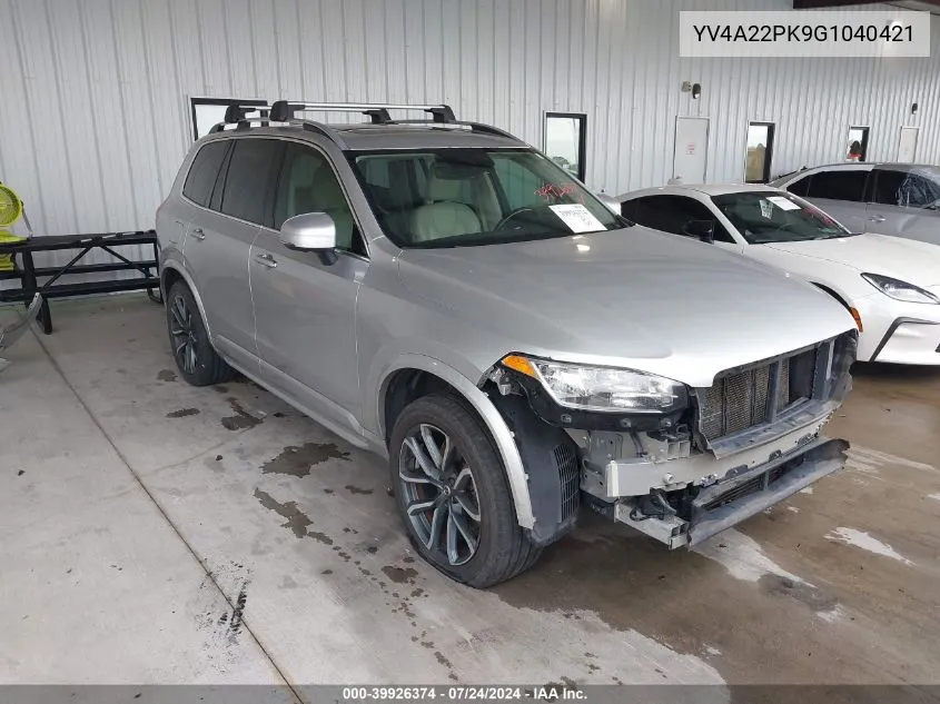 YV4A22PK9G1040421 2016 Volvo Xc90 T6 Momentum