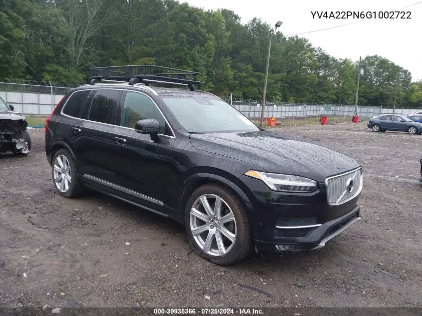 YV4A22PN6G1002722 2016 Volvo Xc90 T6 First Edition