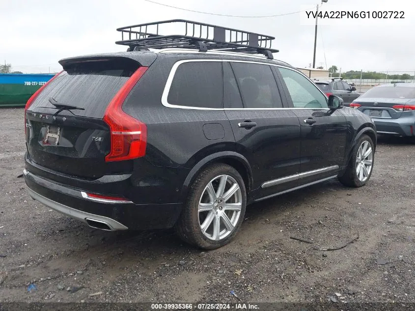 YV4A22PN6G1002722 2016 Volvo Xc90 T6 First Edition