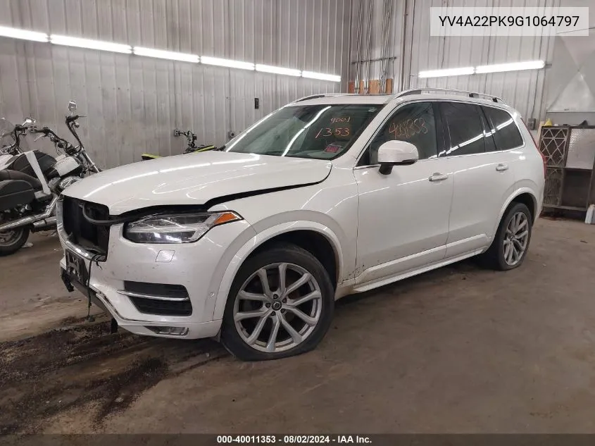 YV4A22PK9G1064797 2016 Volvo Xc90 T6 Momentum