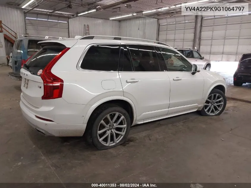 YV4A22PK9G1064797 2016 Volvo Xc90 T6 Momentum