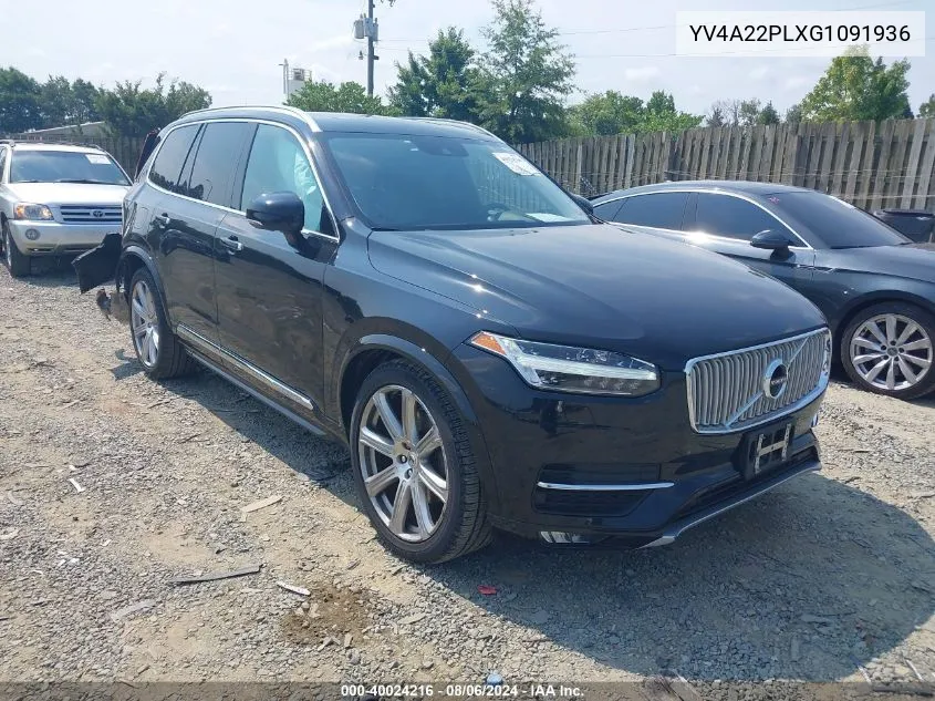 2016 Volvo Xc90 T6 Inscription VIN: YV4A22PLXG1091936 Lot: 40024216