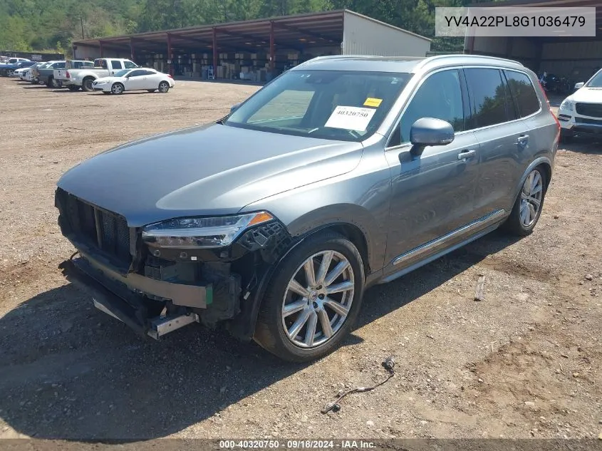 2016 Volvo Xc90 T6 Inscription VIN: YV4A22PL8G1036479 Lot: 40320750