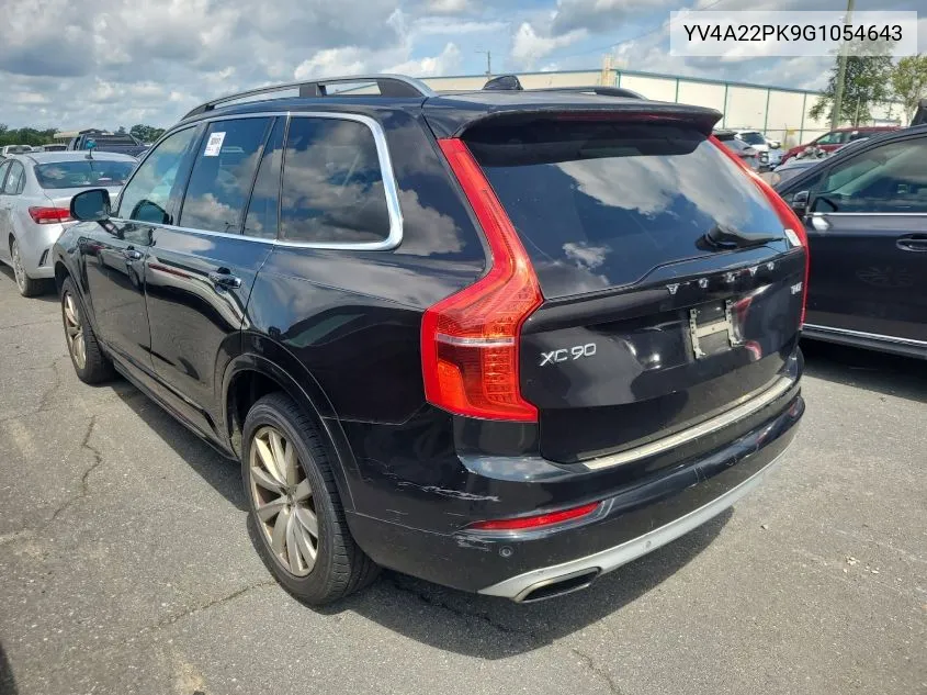 2016 Volvo Xc90 T6 Momentum VIN: YV4A22PK9G1054643 Lot: 40411463