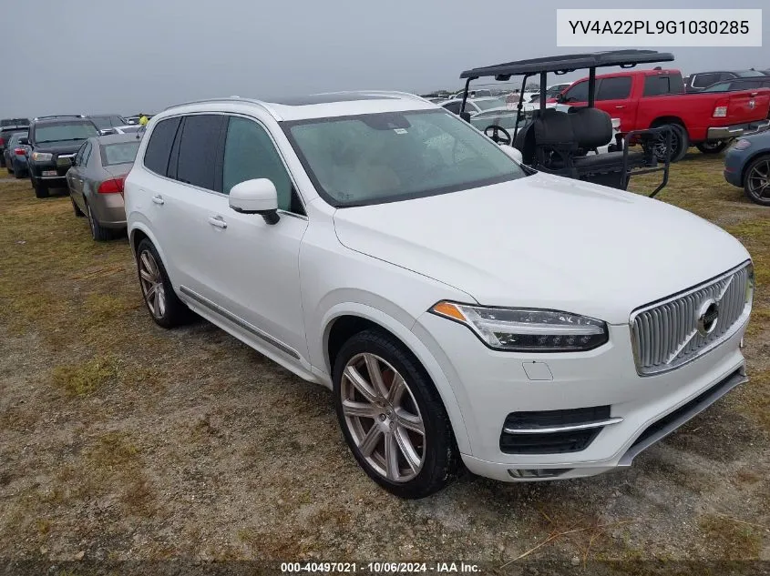 2016 Volvo Xc90 T6 VIN: YV4A22PL9G1030285 Lot: 40497021