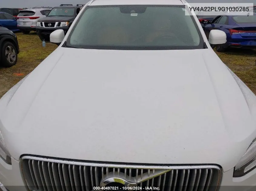 2016 Volvo Xc90 T6 VIN: YV4A22PL9G1030285 Lot: 40497021