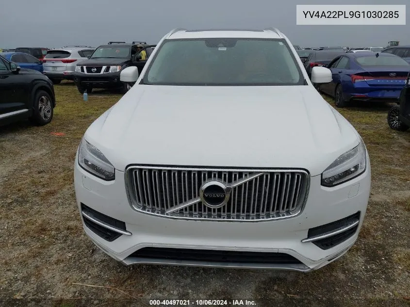 2016 Volvo Xc90 T6 VIN: YV4A22PL9G1030285 Lot: 40497021