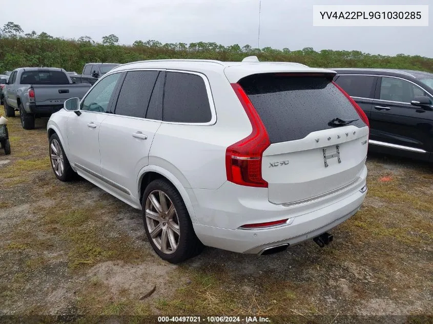 2016 Volvo Xc90 T6 VIN: YV4A22PL9G1030285 Lot: 40497021