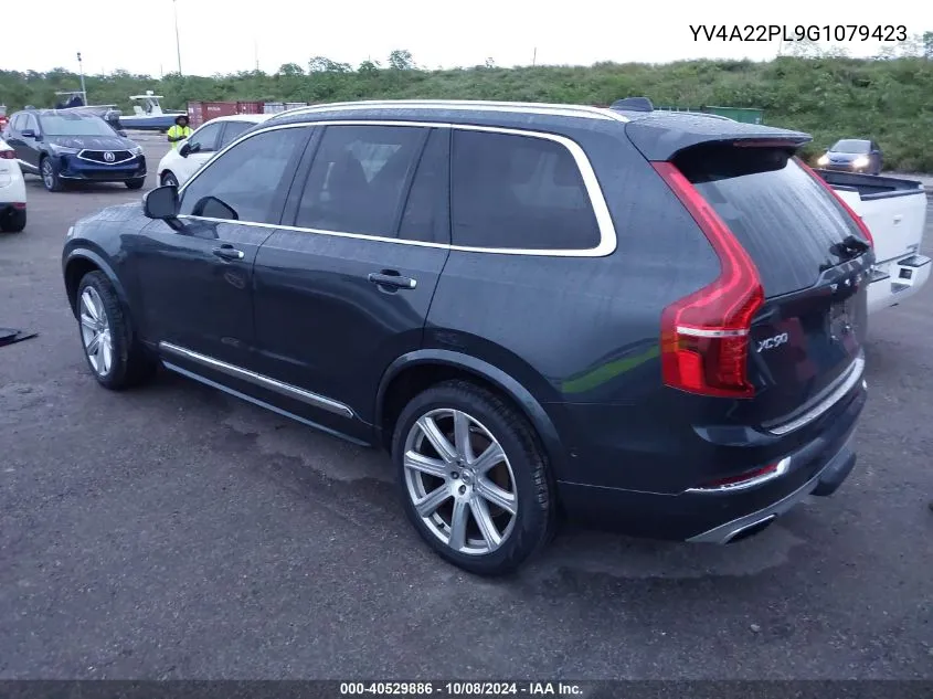 2016 Volvo Xc90 T6 Inscription VIN: YV4A22PL9G1079423 Lot: 40529886