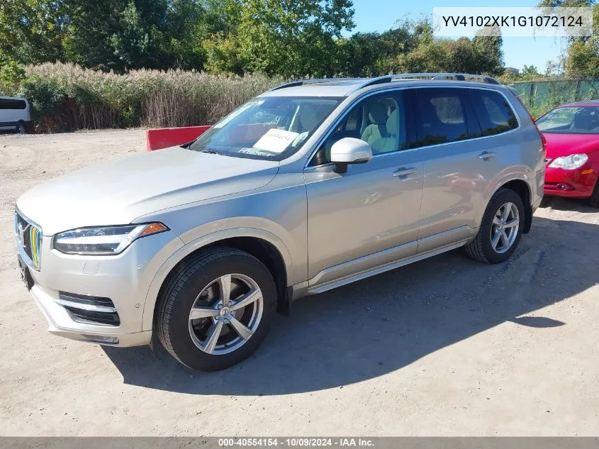 2016 Volvo Xc90 T5 VIN: YV4102XK1G1072124 Lot: 40554154