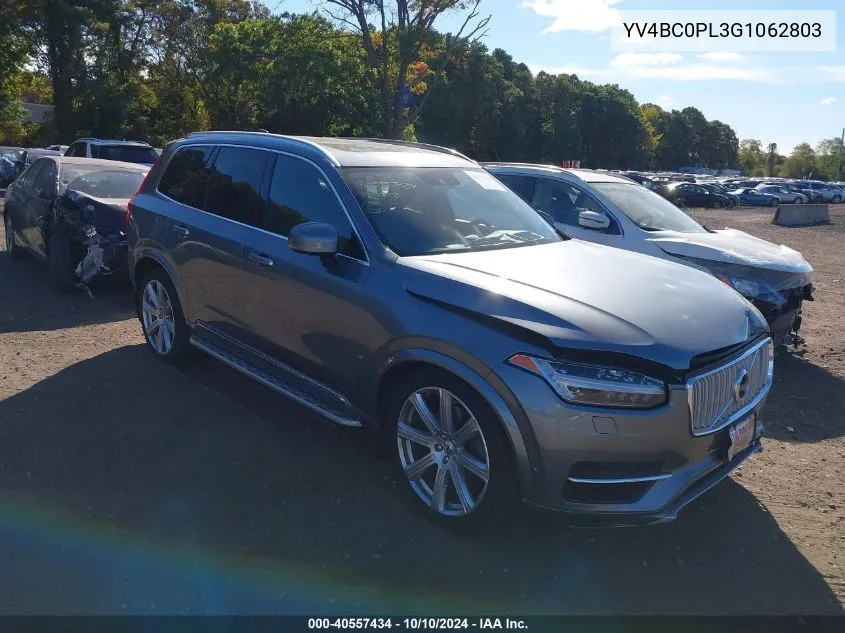 2016 Volvo Xc90 Hybrid T8 Inscription VIN: YV4BC0PL3G1062803 Lot: 40557434