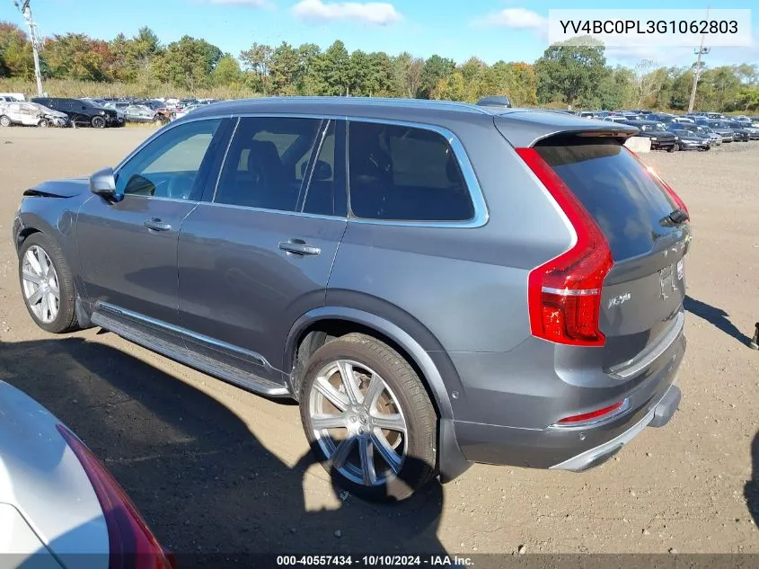 2016 Volvo Xc90 Hybrid T8 Inscription VIN: YV4BC0PL3G1062803 Lot: 40557434