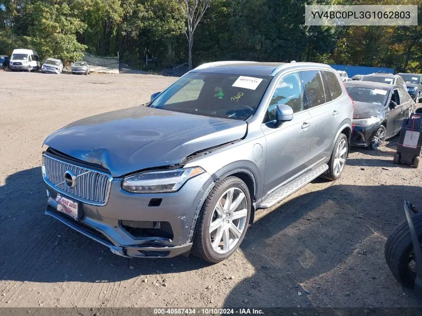 2016 Volvo Xc90 Hybrid T8 Inscription VIN: YV4BC0PL3G1062803 Lot: 40557434