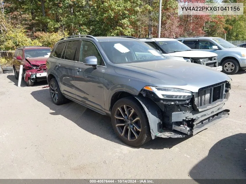 YV4A22PKXG1041156 2016 Volvo Xc90 T6 Momentum