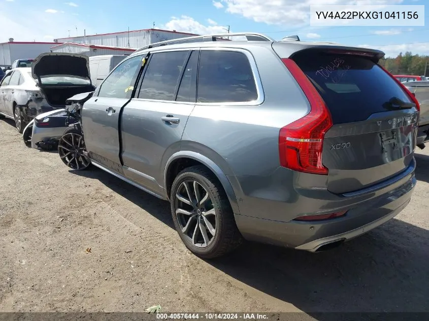 YV4A22PKXG1041156 2016 Volvo Xc90 T6 Momentum