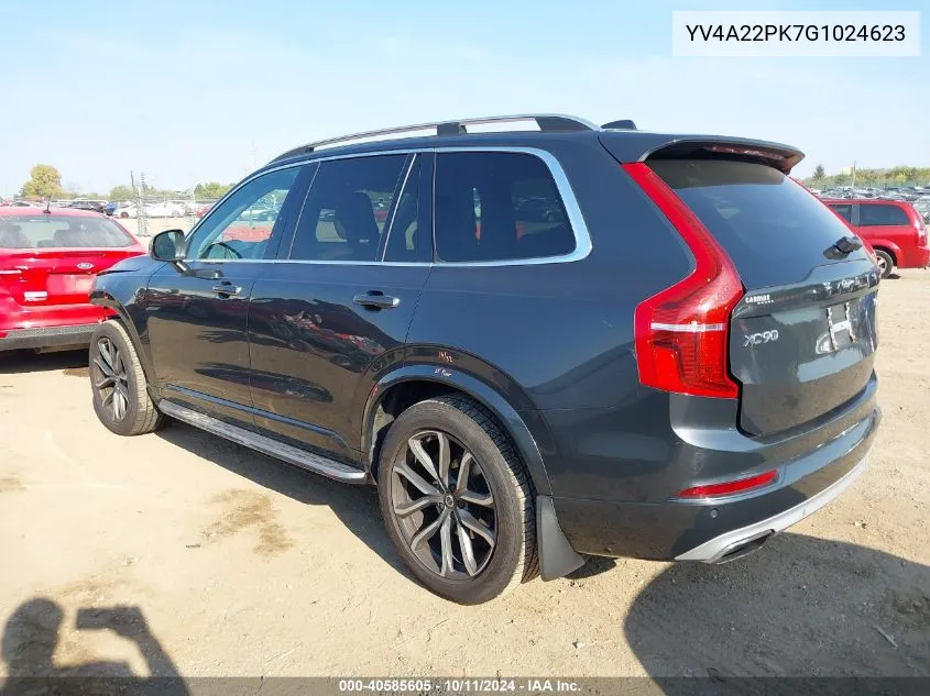 2016 Volvo Xc90 T6 Momentum VIN: YV4A22PK7G1024623 Lot: 40585605