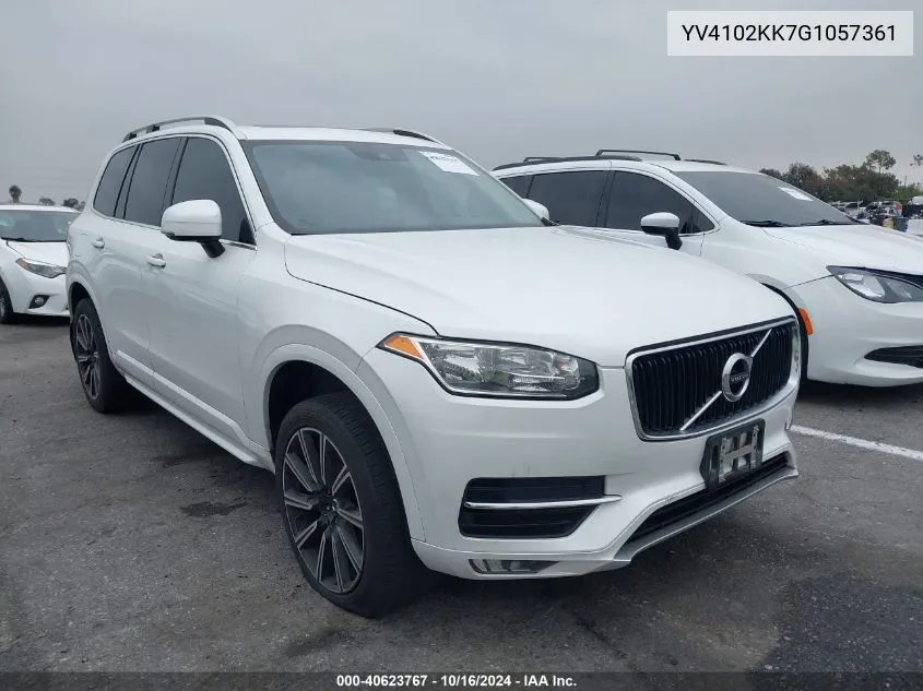 YV4102KK7G1057361 2016 Volvo Xc90 T5 Momentum