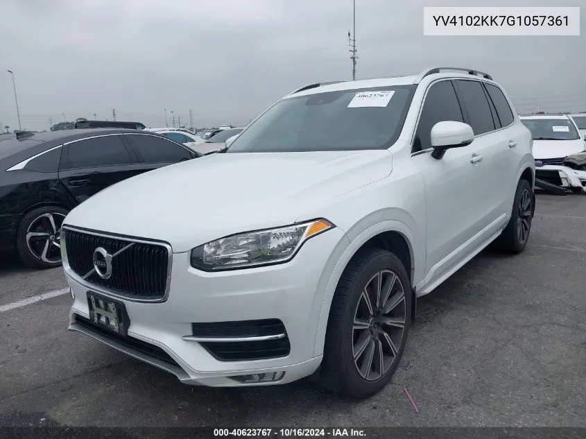 YV4102KK7G1057361 2016 Volvo Xc90 T5 Momentum